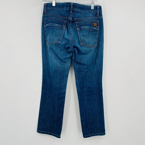 Joe's Jeans Size 26 Medium Wash Honey Crop Straight Leg Jeans Mid Rise - Picture 8 of 9